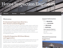 Tablet Screenshot of homeinspectionengineers.net